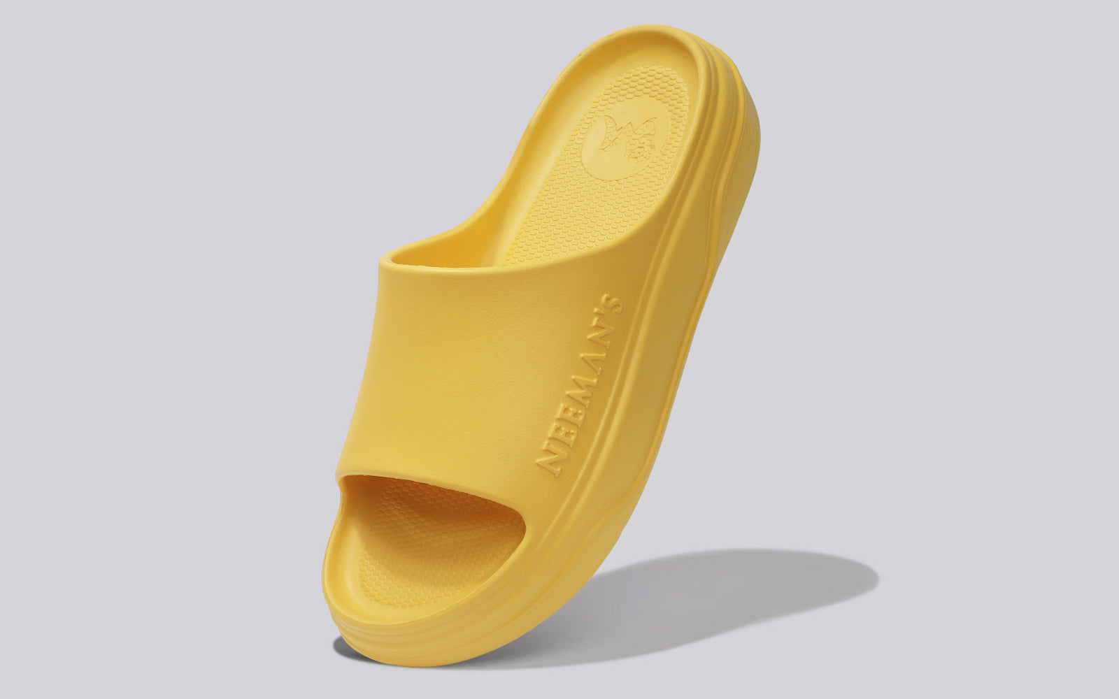 Cushers Slides For Women : Yellow