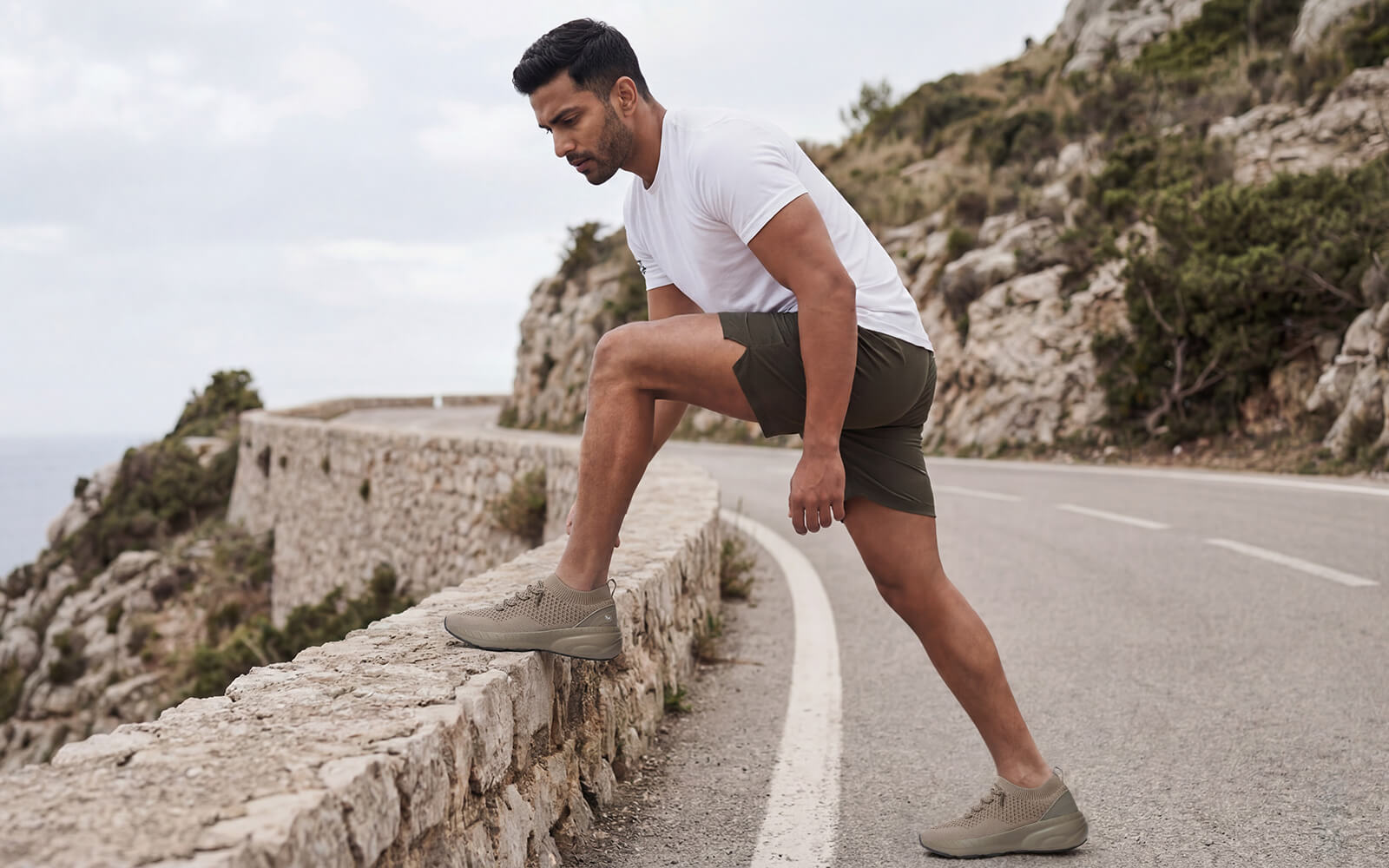 Begin Walk Soothe Lace Ups for Men : Goat