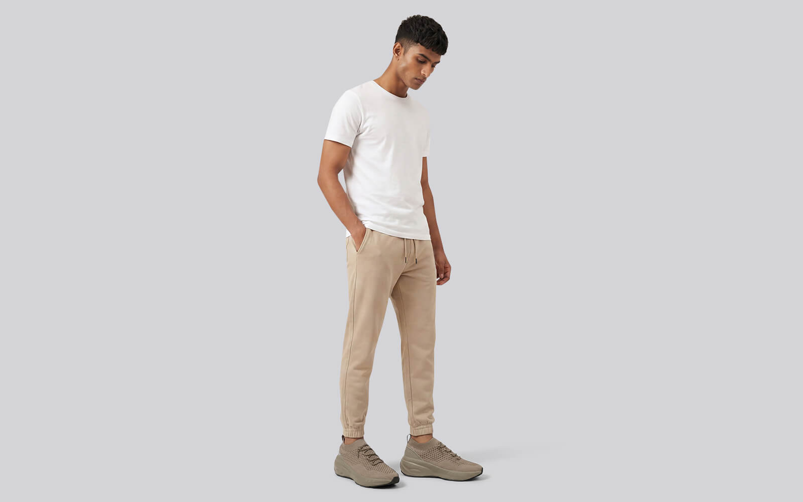 Begin Walk Soothe Lace Ups for Men : Goat