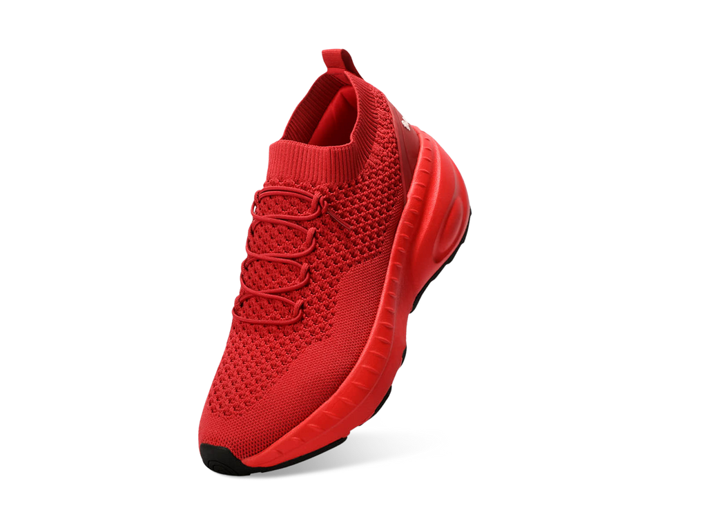 Begin Walk Soothe Lace Ups for Men : Red