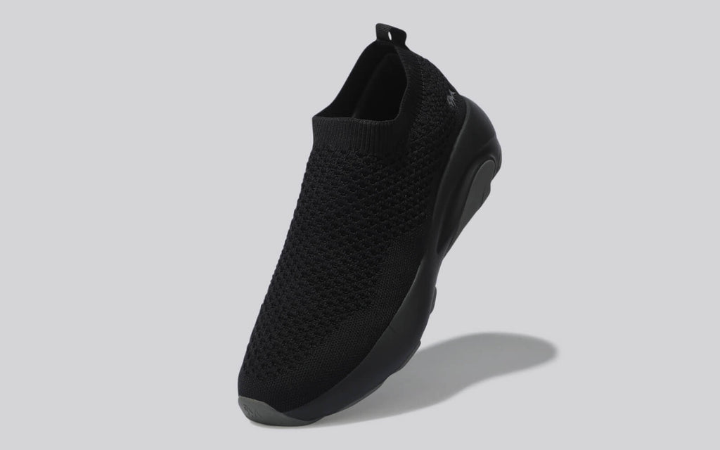 Begin Walk Soothe Slip Ons for Women : Black