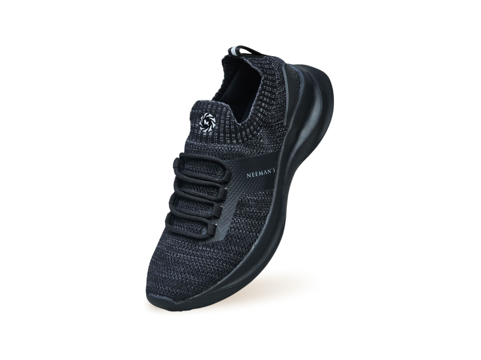 Fuse Knit Sneakers : Black