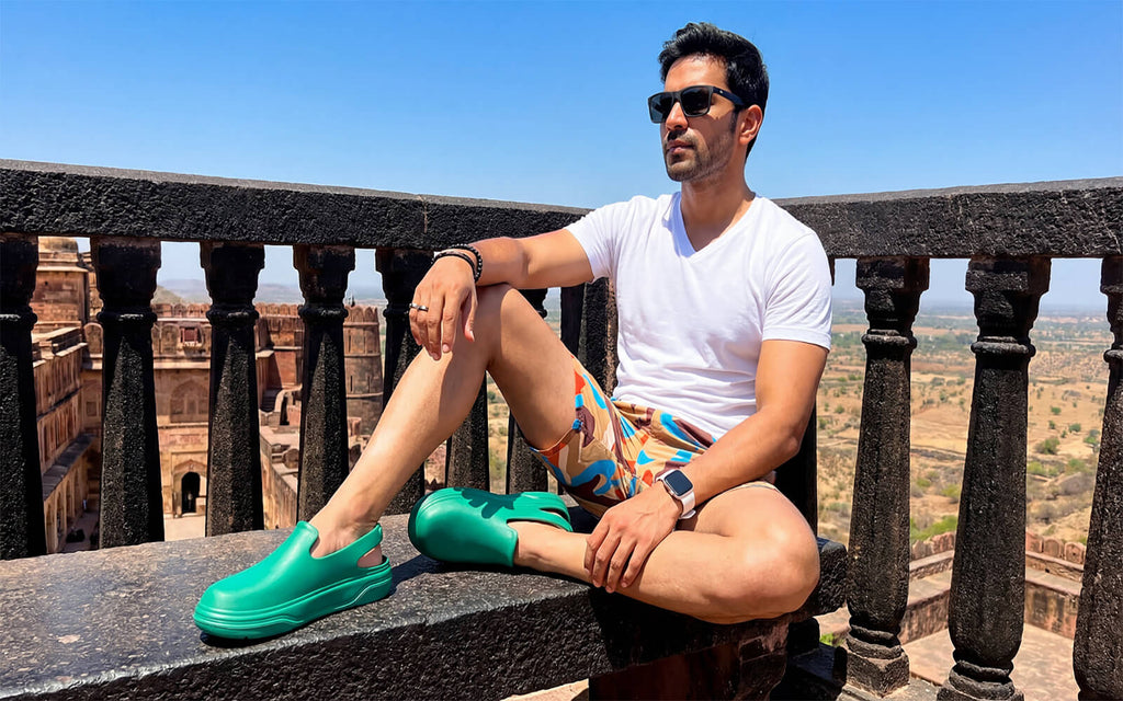 Cushers Clogs For Men : Pepper Green
