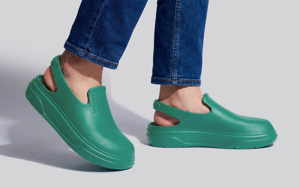 Cushers Clogs For Men : Pepper Green