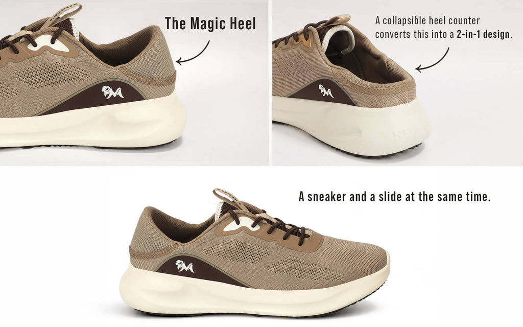 DuoForm Sneakers for Men : Ecru