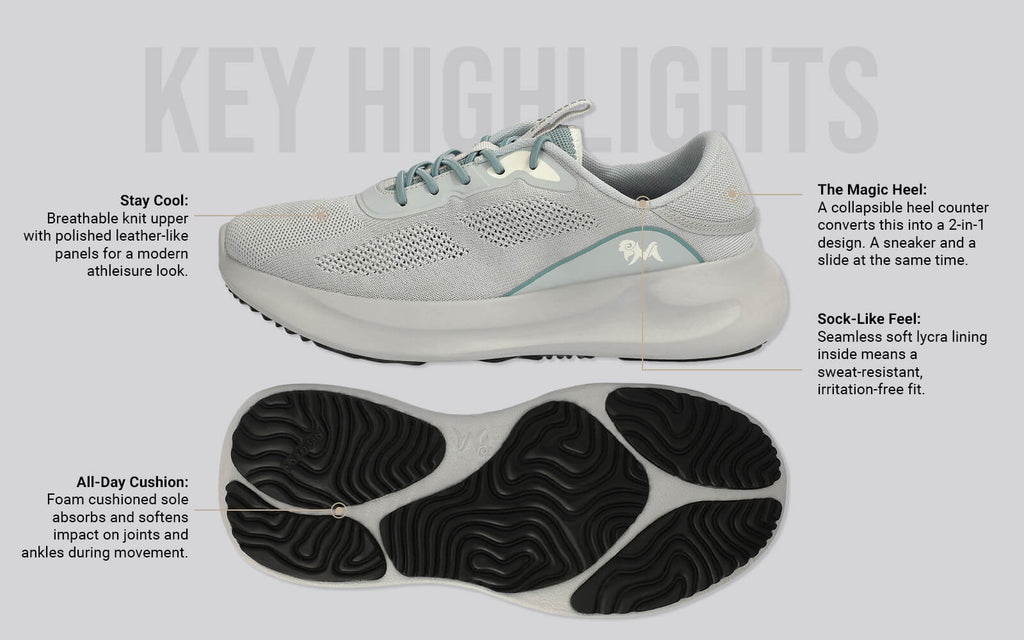 DuoForm Sneakers for Men : Grey