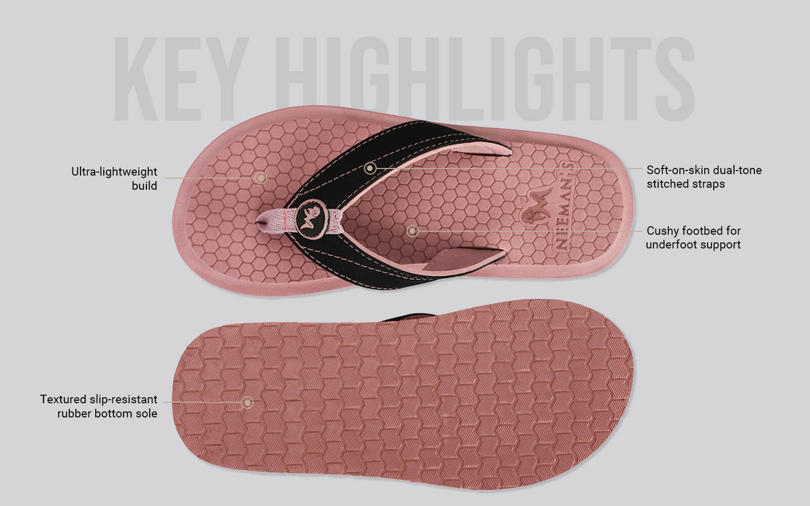 Eco Flips 2.0 For Women : Pink