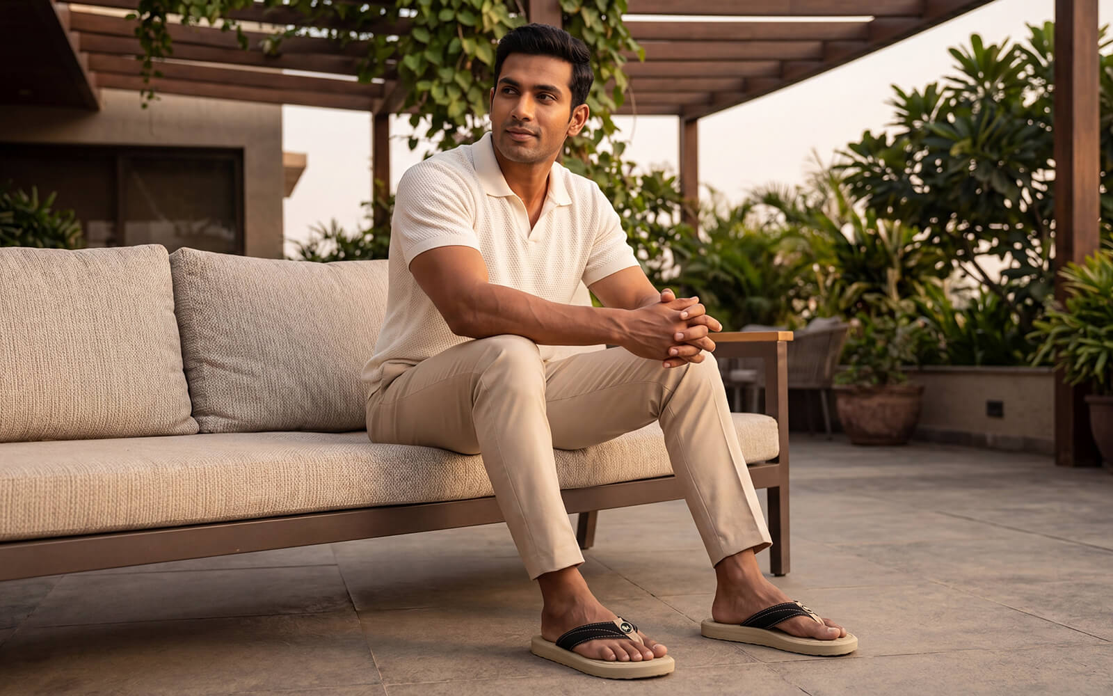 Eco Flips 2.0 For Men : Ecru