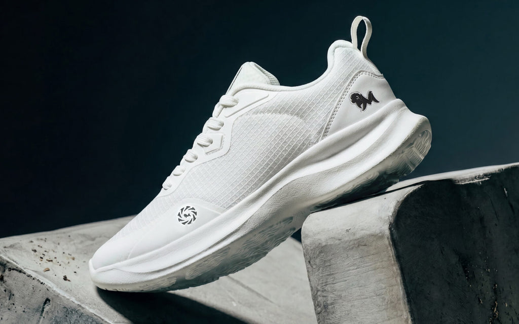 Grid Rush Sneakers For Women : White