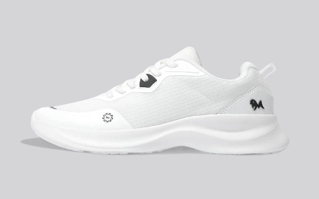 Grid Rush Sneakers For Men : White