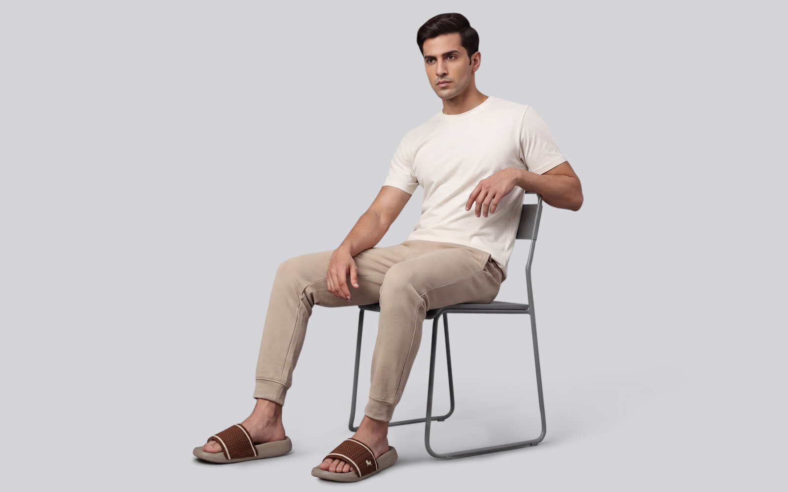 High Sprout Knitro Slides For Men : Goat
