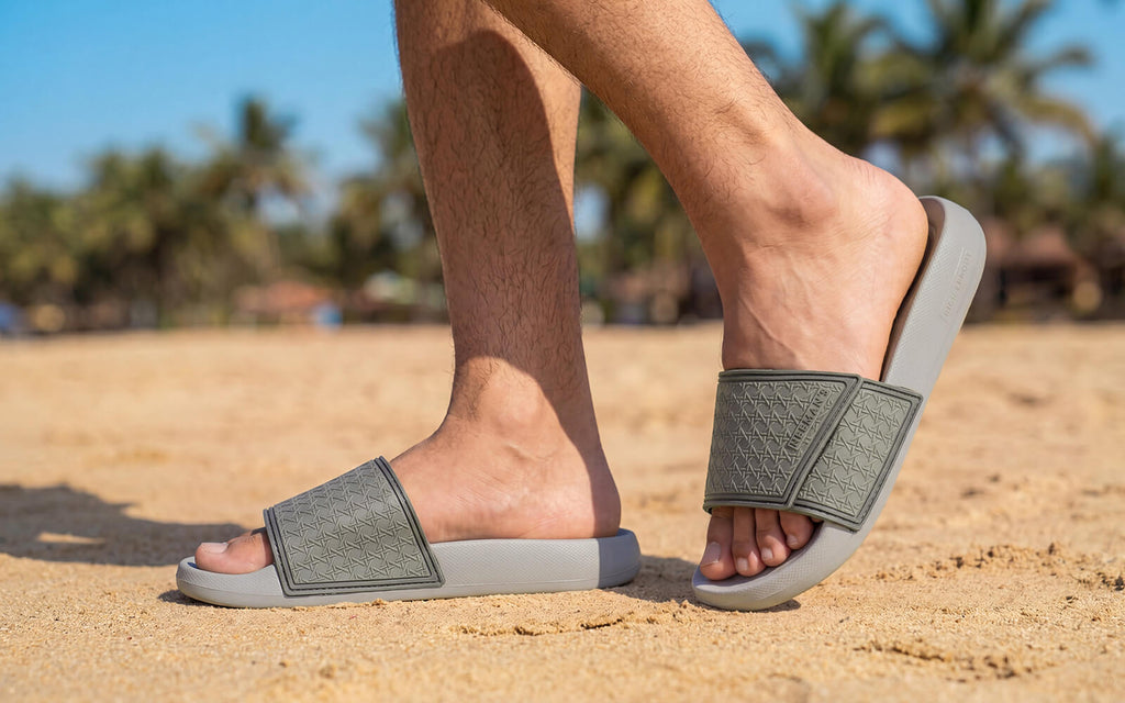 High Sprout Sensa Slides For Men : Grey