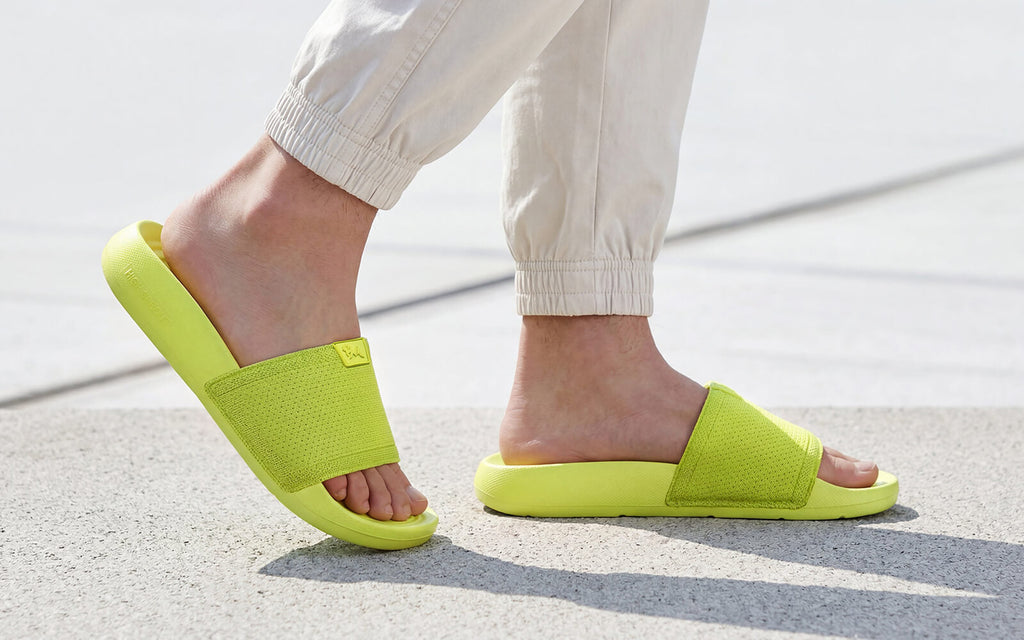 High Sprout Glideway Slides For Men : Lime