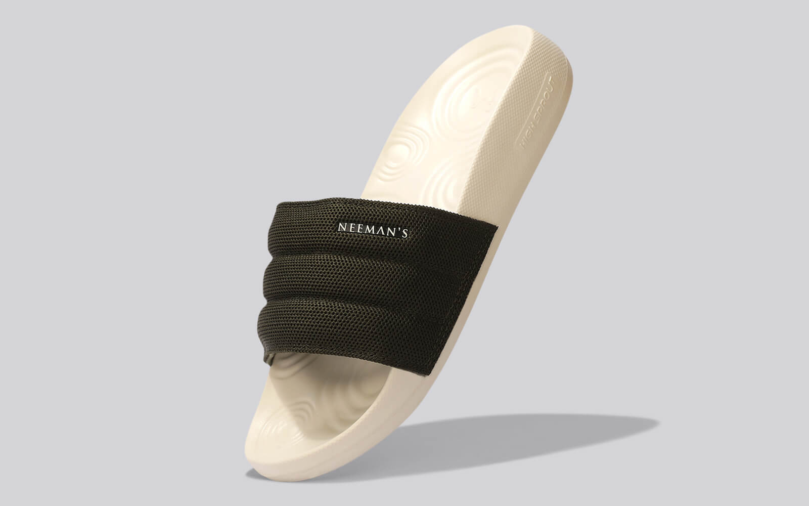 High Sprout Soother Slides For Women : Olive
