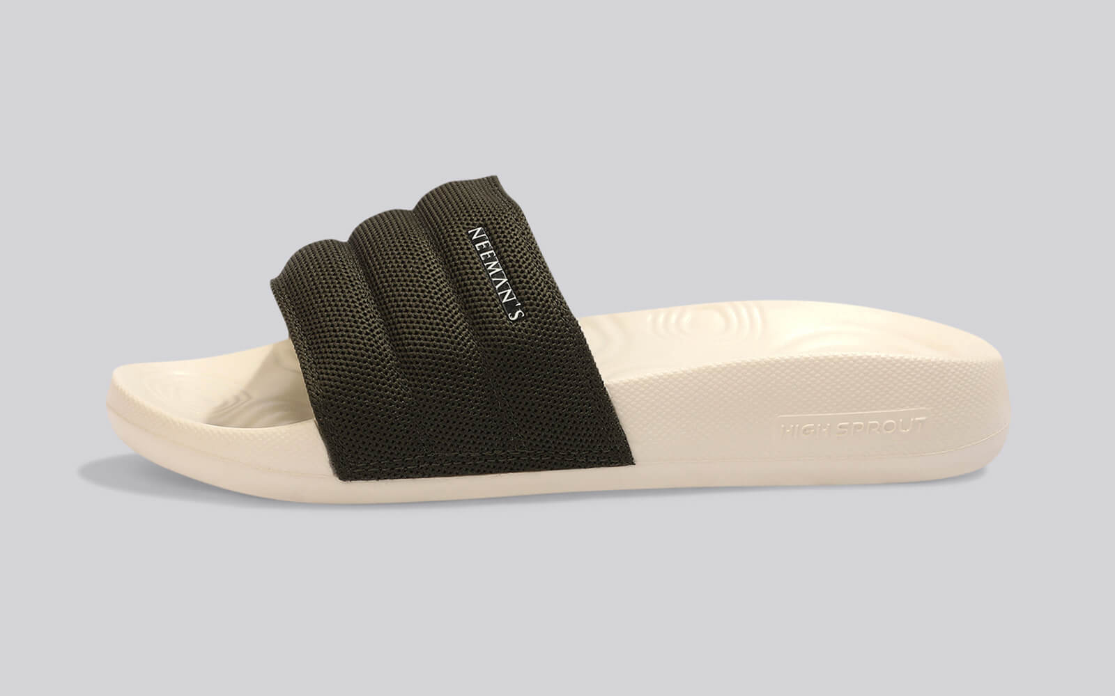 High Sprout Soother Slides For Women : Olive