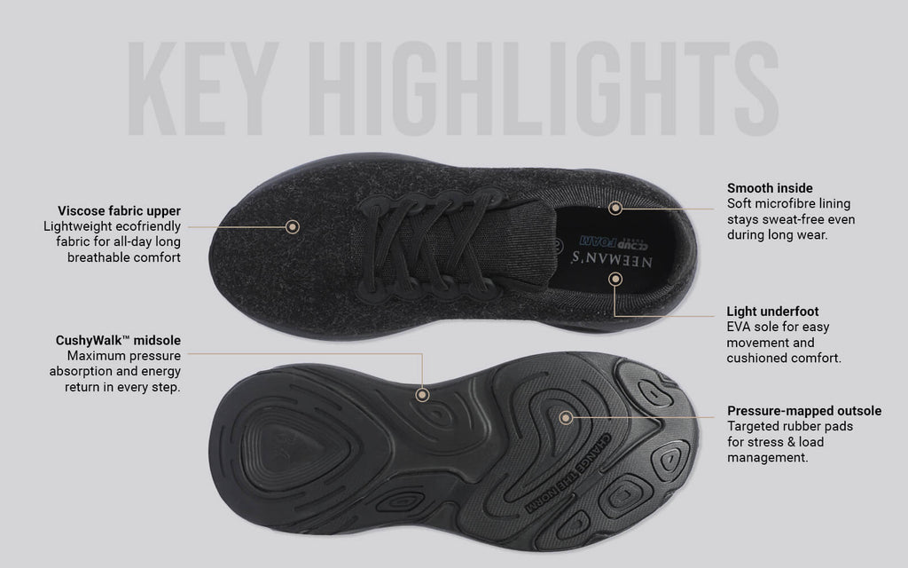Lush Glider For Men : Black