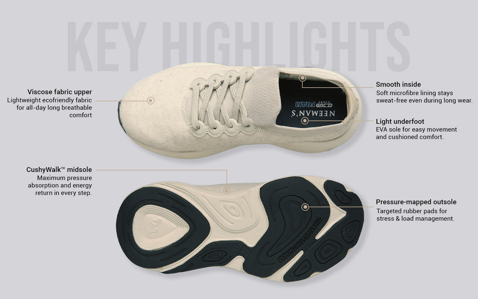 Lush Glider For Women : Ivory