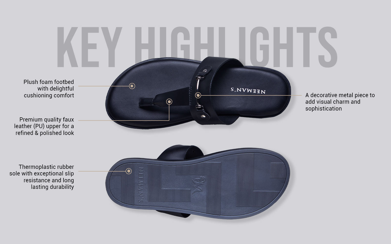 Luxe Flips : Black
