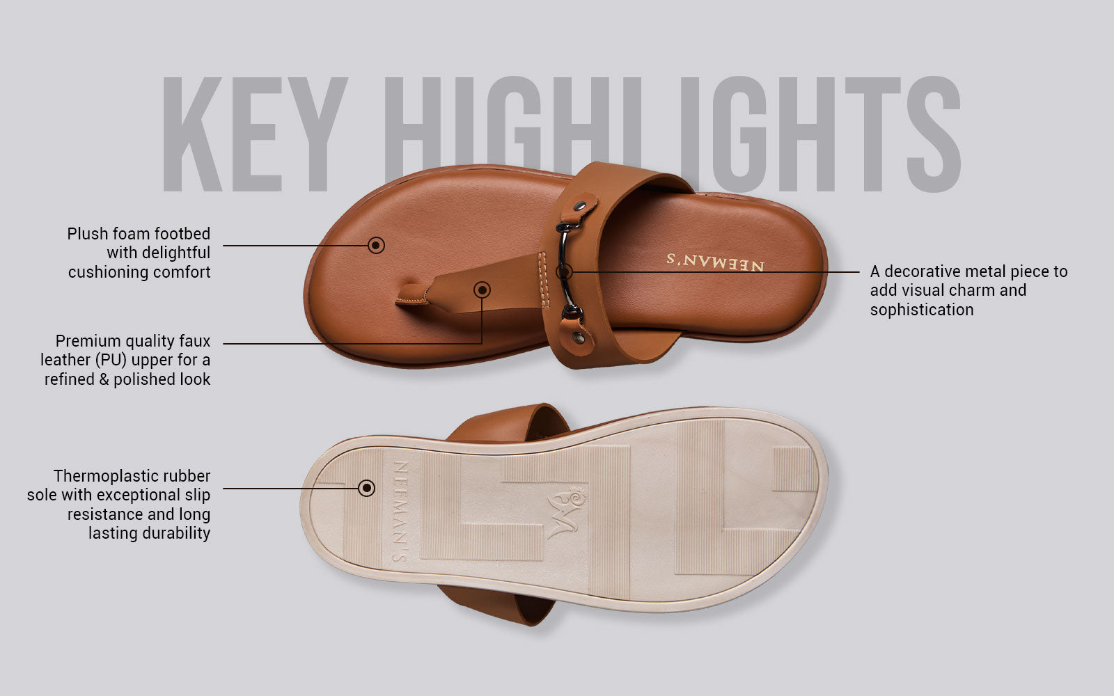 Luxe Flips : Tan