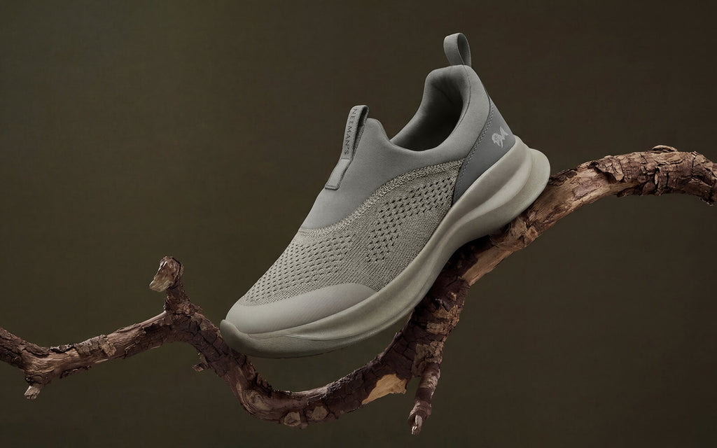 Mono Curve Slip Ons for Men : Grey
