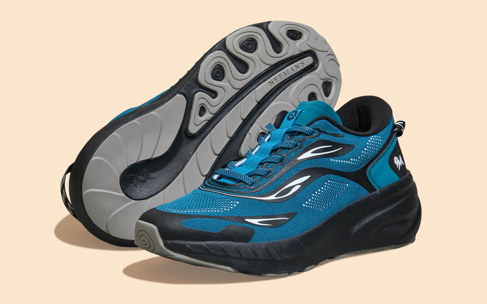 Begin Walk Flames For Men : Teal