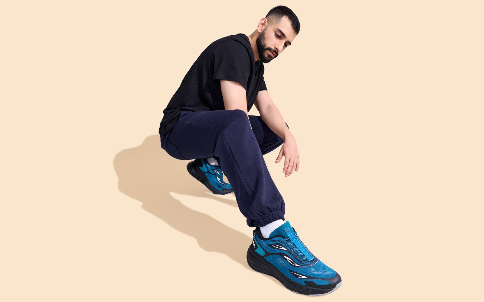 Begin Walk Flames For Men : Teal
