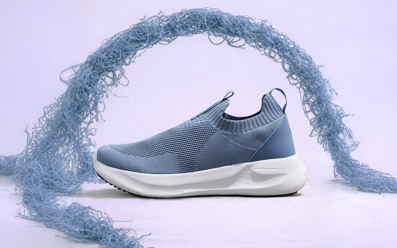 Flex Rib Slip Ons : Blue