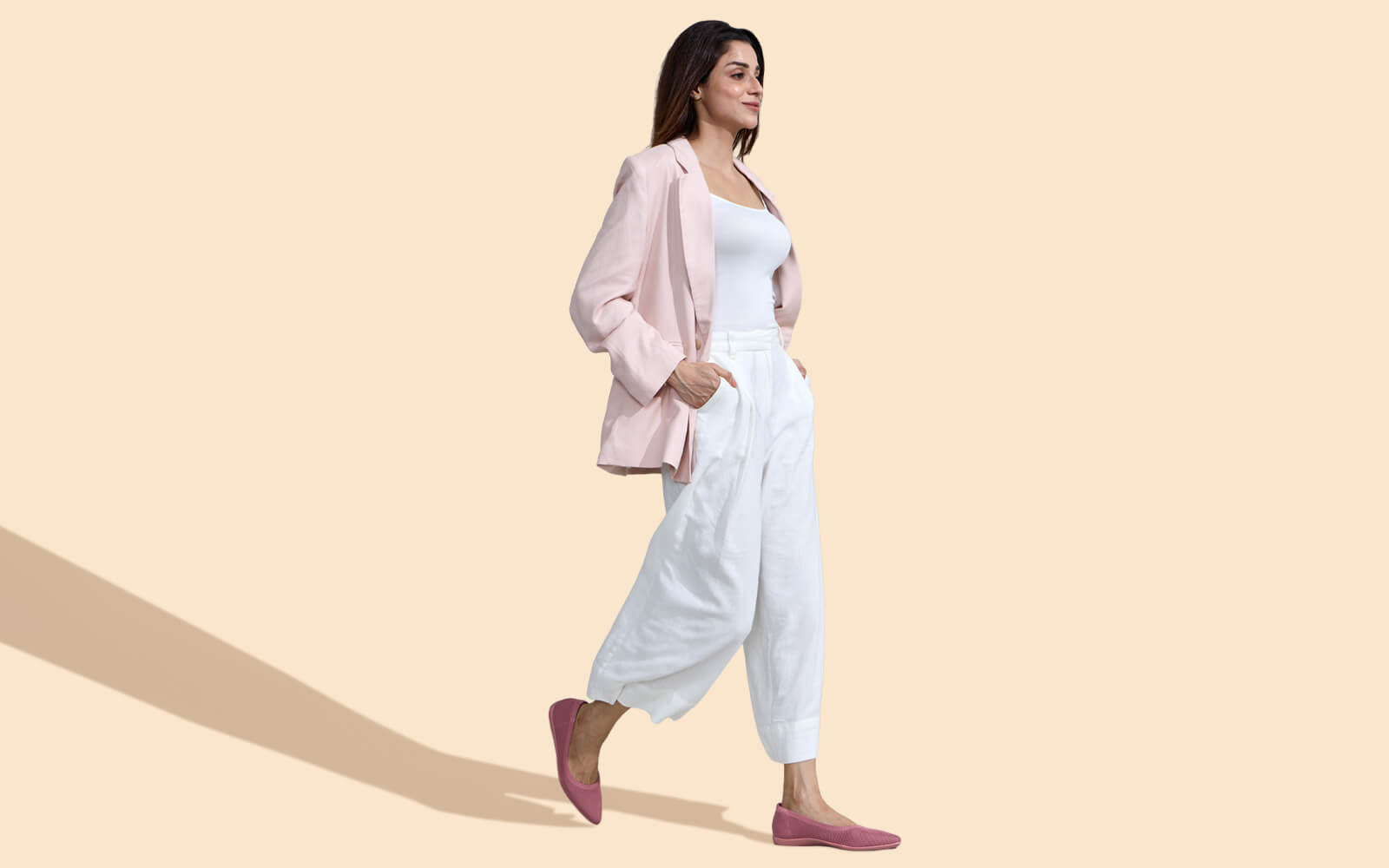 Pointed Ease For Women : Rose