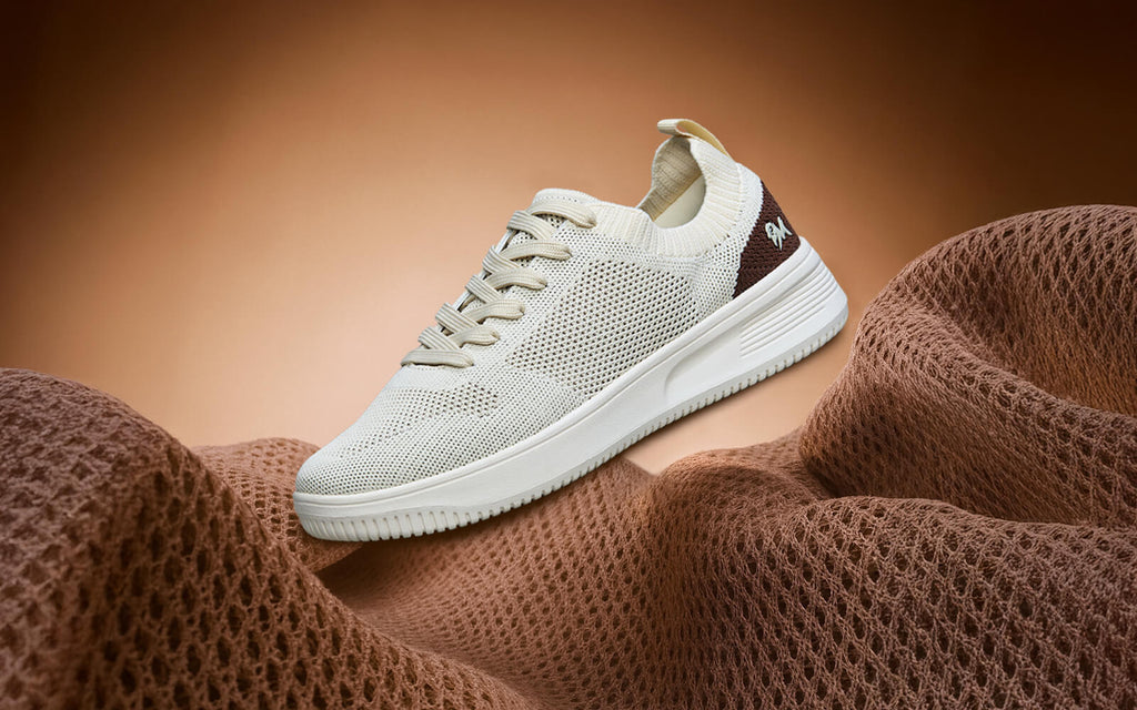 Casual Court Sneakers For Men : Ivory
