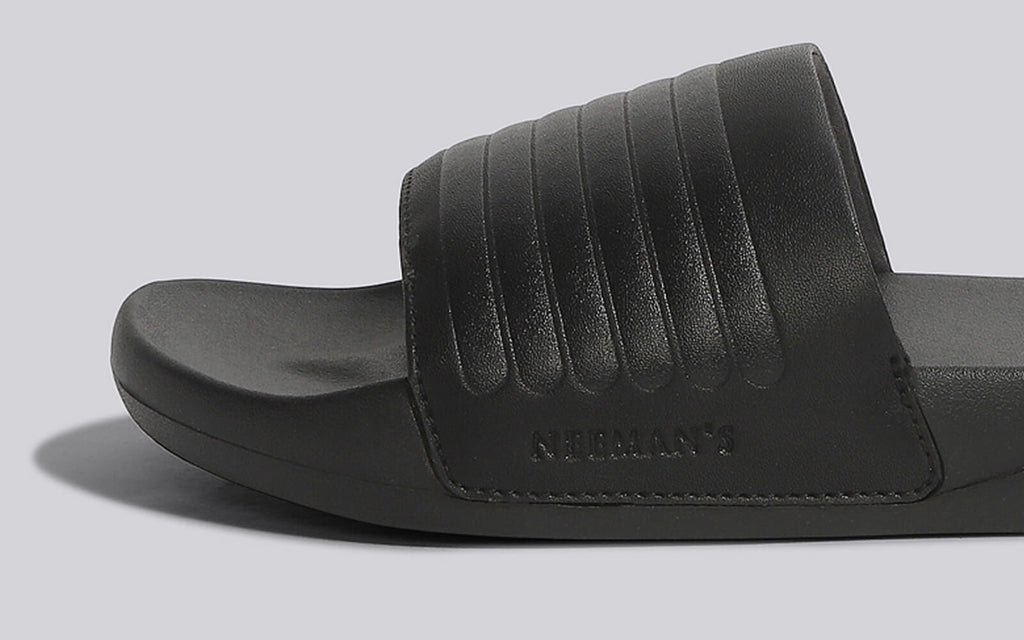 FootBed Slides for Women : Black