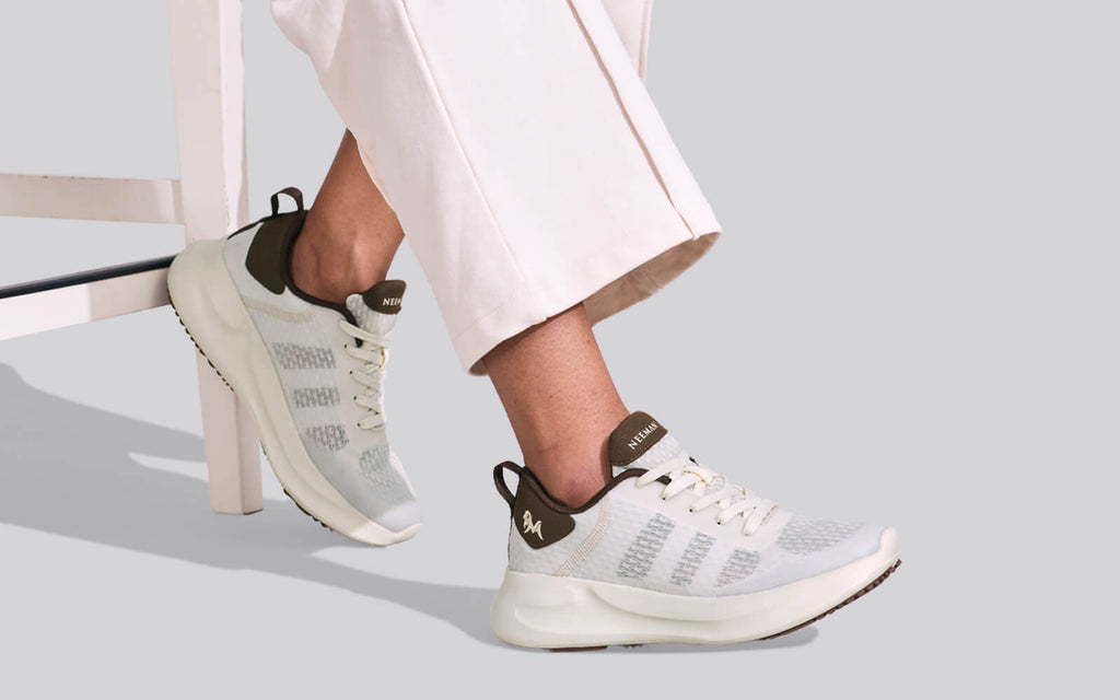 Swift Knit Sneakers For Men : Ivory Brown