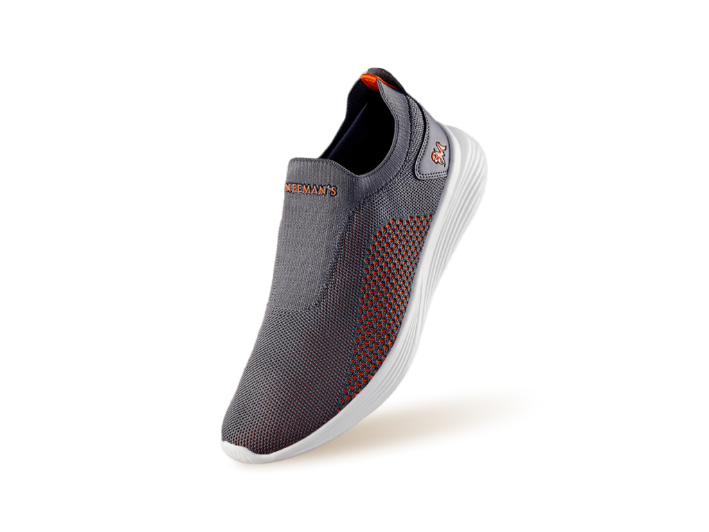 Everyday Basic Slip Ons : Neon Grey