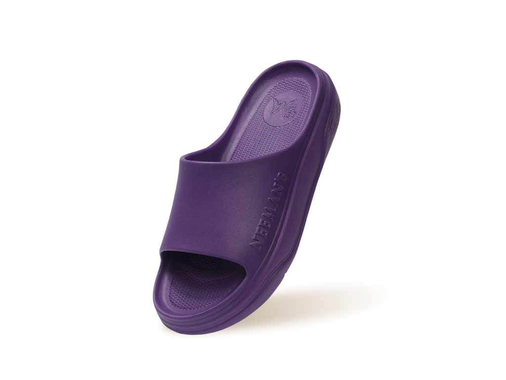 Cushers Slides For Men : Pansy Purple