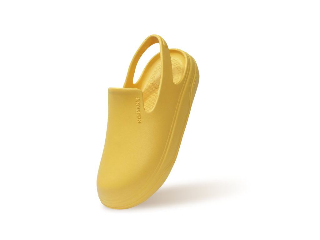 Cushers Clogs For Women : Yellow